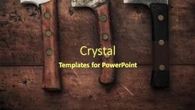  Presentation with three - Presentation theme having close-up-picture-of-three background and a tawny brown colored foreground