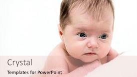  Presentation with newborn baby - Cool new presentation with close-up-portrait-newborn-baby backdrop and a lemonade colored foreground