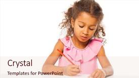  Presentation with american graduation african education - Slide set having close up portrait of africa background and a lemonade colored foreground