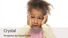  Presentation with education - Beautiful presentation featuring close up portrait of africa backdrop and a soft green colored foreground