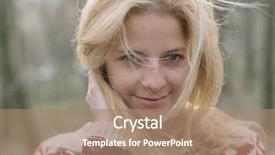  Presentation with wind energy close up portrait - Beautiful slide deck featuring close-up portrait real people backdrop and a  colored foreground