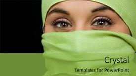  Presentation with studio - Amazing PPT layouts having close up portrait studio picture backdrop and a  colored foreground