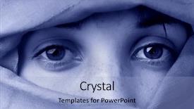  Presentation with wind energy close up portrait - Audience pleasing presentation theme consisting of close up portrait toned mode backdrop and a light blue colored foreground