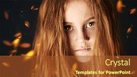  Presentation with ghost - Theme with close-up-portrait background and a tawny brown colored foreground