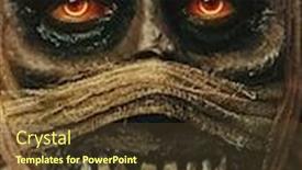  Presentation with mythology - Audience pleasing presentation theme consisting of close-up-portrait backdrop and a tawny brown colored foreground