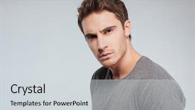  Presentation with wind energy close up portrait - Audience pleasing PPT theme consisting of mistrust - close up portrait backdrop and a light gray colored foreground