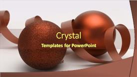  Presentation with glow - Slides having close-up-red-brown-glitter background and a tawny brown colored foreground