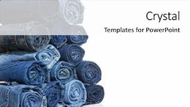  Presentation with dark grey - Slide deck having close up rolled of blue background and a white colored foreground