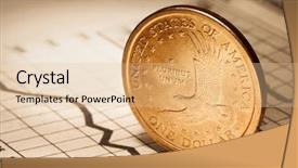  Presentation with all on one robot - Amazing slides having close up shot - one dollar on newspaper chart backdrop and a lemonade colored foreground