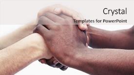  Presentation with two men on a judo - Slide set featuring close up shot - two young men clasping each background and a lemonade colored foreground