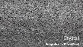  Presentation with polyethylene - Slide set featuring close-up-shot-of-bubbled background and a dark gray colored foreground