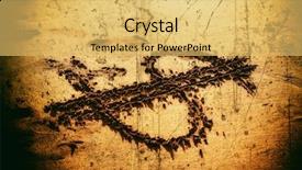  Presentation with dollar sign - Cool new theme with close up shot of dollar backdrop and a yellow colored foreground