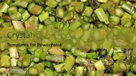  Presentation with shot - Slide set with close-up-shot-of-freshly background and a gold colored foreground