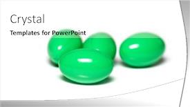  Presentation with white green - Slides having close-up-shot-of-green background and a white colored foreground