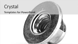  Presentation with extreme - Beautiful slide set featuring close up shot of lock backdrop and a light gray colored foreground