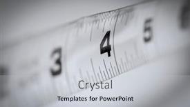  Presentation with number - Colorful PPT theme enhanced with close-up-shot-of-number backdrop and a light gray colored foreground