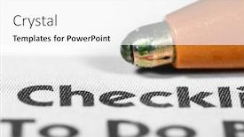  Presentation with pen - Presentation theme having close-up-shot-of-pen background and a white colored foreground