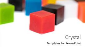  Presentation with color block - Audience pleasing PPT theme consisting of close-up-shot-of-selective backdrop and a white colored foreground