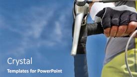  Presentation with cycling - Beautiful slides featuring close-up-shot-of-senior backdrop and a teal colored foreground