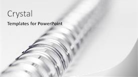  Presentation with book - Amazing presentation design having close-up-shot-of-spiral backdrop and a white colored foreground