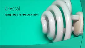  Presentation with shot - Slides enhanced with close-up-shot-of-spiral background and a teal colored foreground