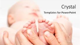  Presentation with massage therapist - Cool new theme with close-up shot of three backdrop and a sky blue colored foreground