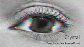  Presentation with close up shot - PPT layouts featuring close-up-shot-of-woman background and a light gray colored foreground