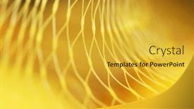 Presentation with net - Cool new presentation theme with close-up-shot-of-yellow backdrop and a yellow colored foreground
