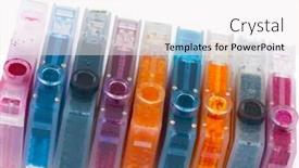  Presentation with ink - Presentation design featuring close-up-shot background and a white colored foreground