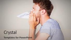  Presentation with nose - Audience pleasing slide deck consisting of close up side view backdrop and a mint green colored foreground