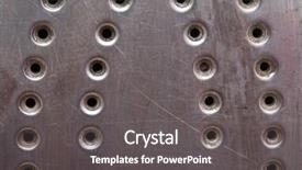  Presentation with old - Slides having close-up-sole-plate background and a dark gray colored foreground