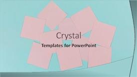  Presentation with blue plain - Audience pleasing presentation theme consisting of close-up-top-view backdrop and a lemonade colored foreground