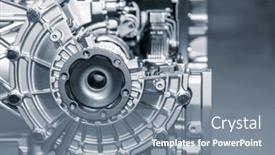  Presentation with automotive - Presentation enhanced with close-up-view-of-automotive background and a gray colored foreground