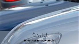  Presentation with parking lot - Amazing PPT theme having close-up-view-of-cars backdrop and a light blue colored foreground