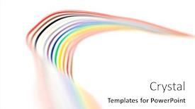  Presentation with flexible - PPT layouts enhanced with close-up-view-of-colorful background and a white colored foreground