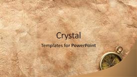  Presentation with vintage compass - Amazing PPT layouts having close up view of compass backdrop and a coral colored foreground