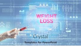  Presentation with medical hand - Presentation consisting of close-up-view-of-doctor background and a light blue colored foreground