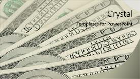  Presentation with dollar - Slides consisting of close up view of dollar background and a soft green colored foreground