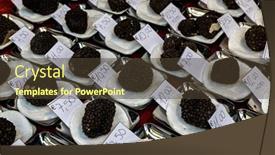  Presentation with black - Amazing slide deck having close-up-view-of-famous backdrop and a tawny brown colored foreground