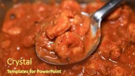  Presentation with curry - Presentation theme enhanced with close-up-view-of-indian background and a tawny brown colored foreground