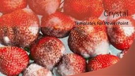  Presentation with food waste - Slide set with close-up-view-of-moldy and a red colored foreground