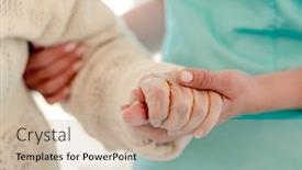  Presentation with walking - Audience pleasing presentation theme consisting of close-up-view-of-old backdrop and a coral colored foreground