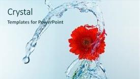  Presentation with splash - Presentation theme with dinamics - abstract dinamic elegant energy beautiful background and a tawny brown colored foreground