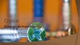  Presentation with self - Presentation design consisting of close-up-view-of-self background and a coral colored foreground