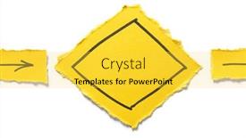  Presentation with torn paper - Slides consisting of close-up-view-of-torn background and a yellow colored foreground