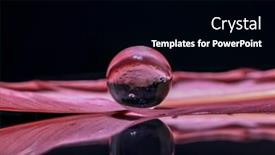  Presentation with water - Slides consisting of close-up-view-of-water background and a black colored foreground