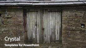  Presentation with old england - Presentation theme enhanced with close-up view yorkshire dales background and a  colored foreground