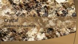  Presentation with granite - Amazing presentation having close up view of a section of granite backdrop and a coral colored foreground