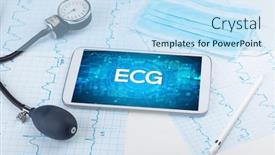  Presentation with medical concept - Amazing PPT theme having close-up-view backdrop and a light blue colored foreground