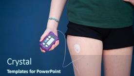  Presentation with insulin - Audience pleasing theme consisting of close-up-view backdrop and a ocean colored foreground